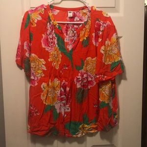 Size L Womens Old Navy Hawaiian Top